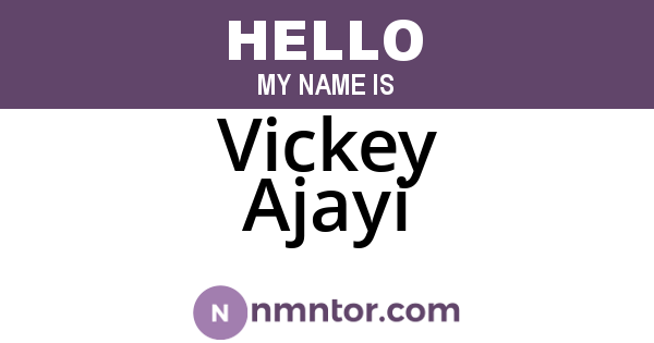 Vickey Ajayi