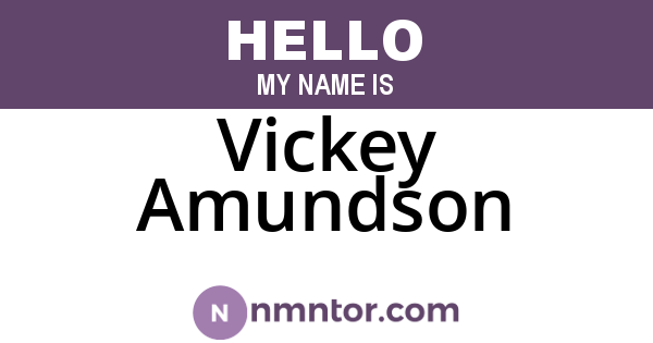 Vickey Amundson