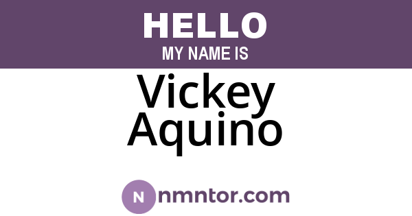 Vickey Aquino
