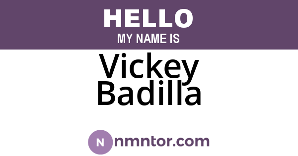 Vickey Badilla
