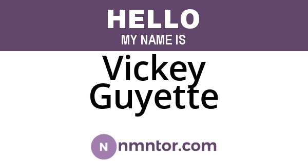 Vickey Guyette