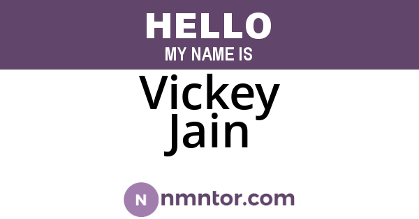 Vickey Jain