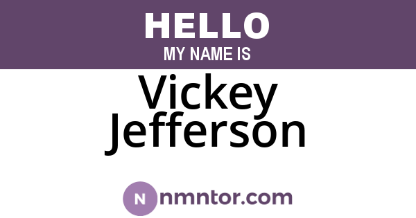 Vickey Jefferson