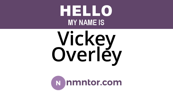 Vickey Overley