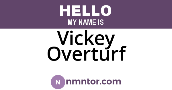 Vickey Overturf