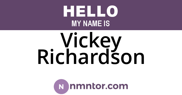 Vickey Richardson