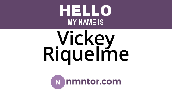 Vickey Riquelme
