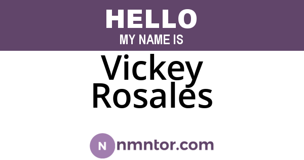 Vickey Rosales