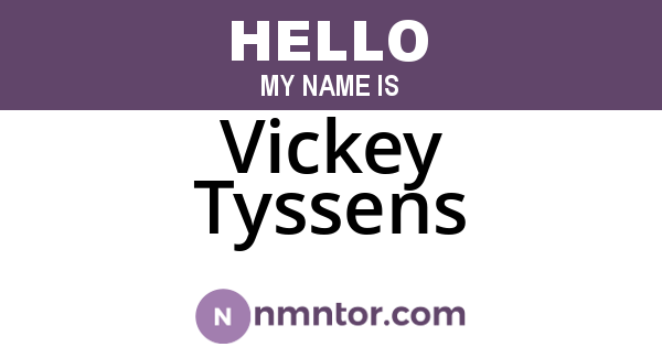 Vickey Tyssens