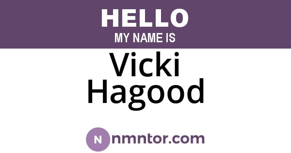 Vicki Hagood