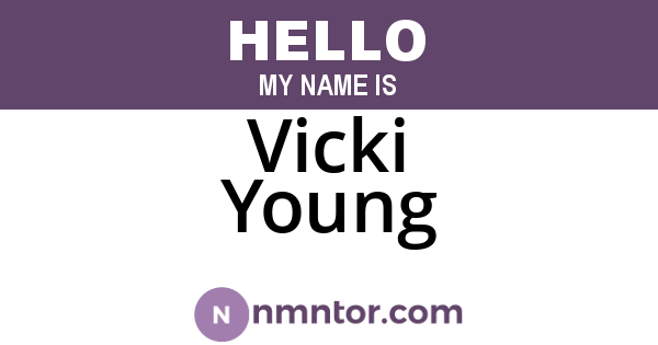 Vicki Young