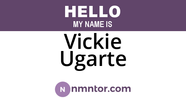 Vickie Ugarte