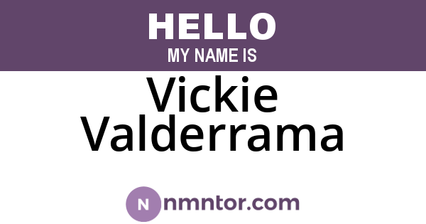 Vickie Valderrama