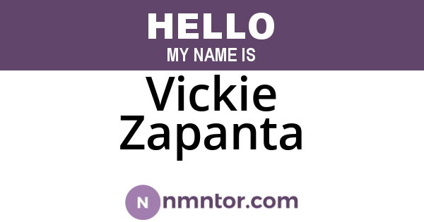 Vickie Zapanta