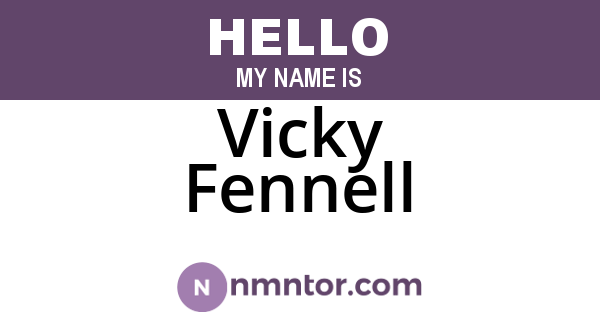 Vicky Fennell