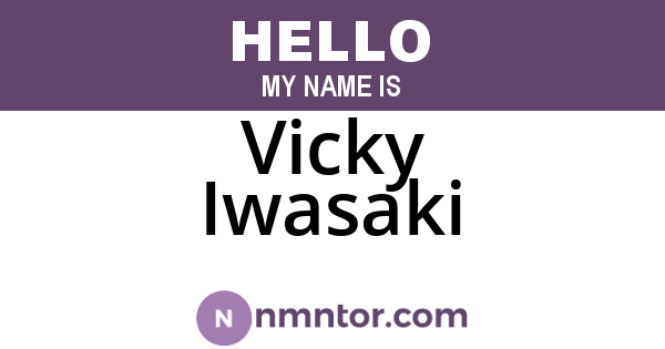 Vicky Iwasaki