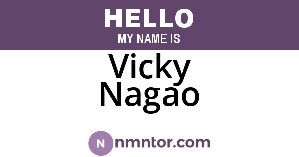 Vicky Nagao