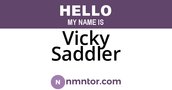 Vicky Saddler