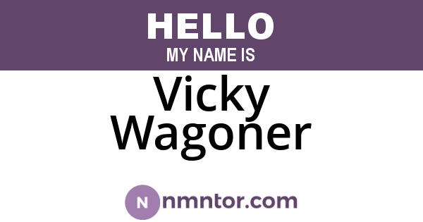 Vicky Wagoner