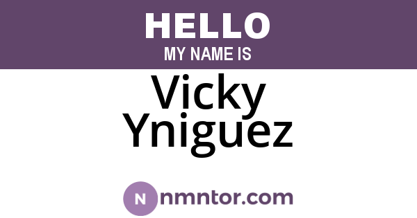 Vicky Yniguez