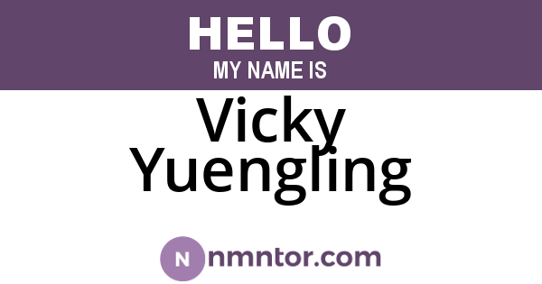 Vicky Yuengling
