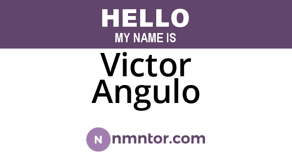Victor Angulo