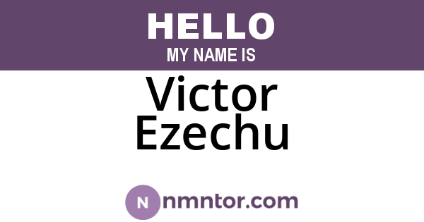 Victor Ezechu