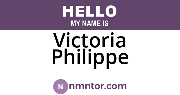 Victoria Philippe