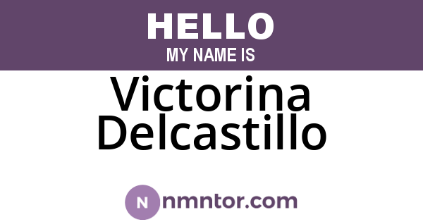 Victorina Delcastillo