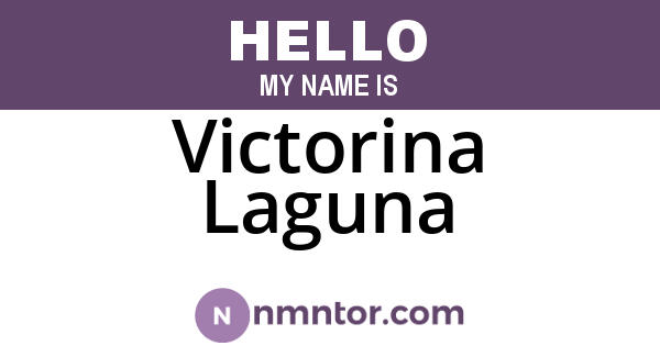 Victorina Laguna