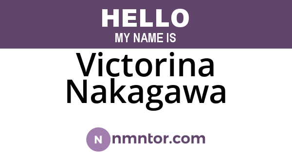Victorina Nakagawa