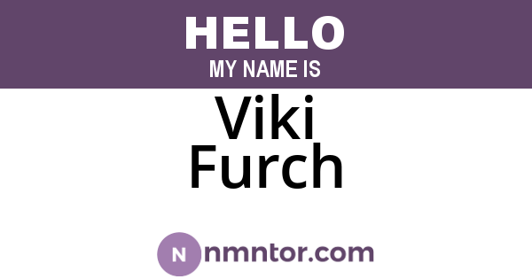 Viki Furch