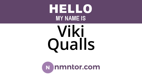 Viki Qualls