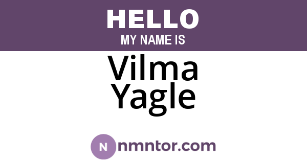 Vilma Yagle