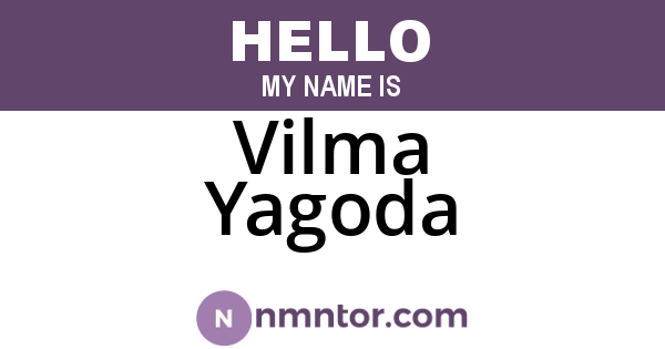 Vilma Yagoda
