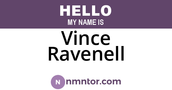 Vince Ravenell