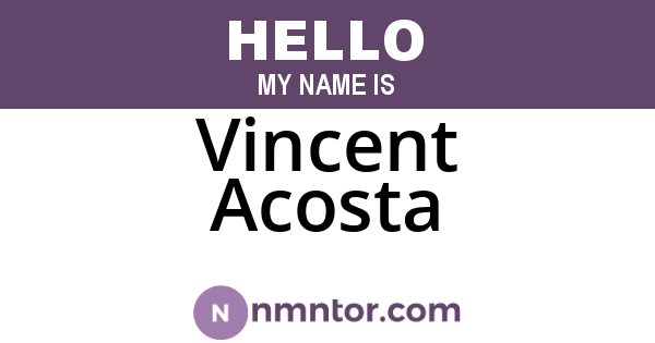 Vincent Acosta