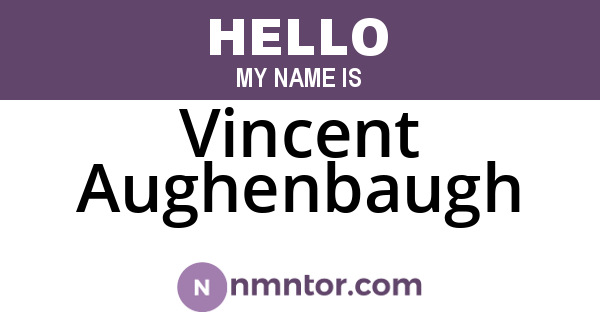 Vincent Aughenbaugh