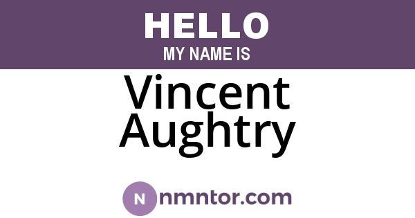 Vincent Aughtry