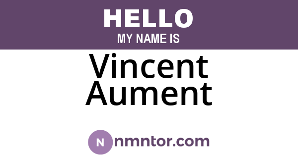 Vincent Aument