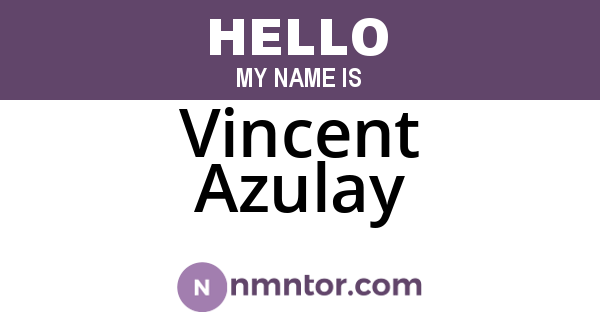 Vincent Azulay