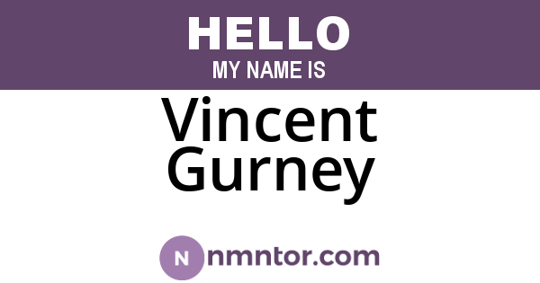 Vincent Gurney