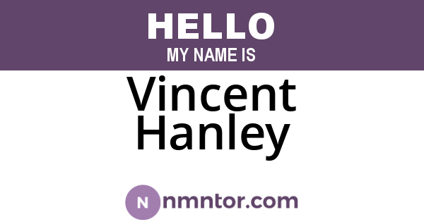 Vincent Hanley
