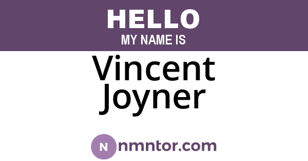 Vincent Joyner