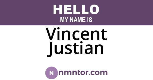 Vincent Justian