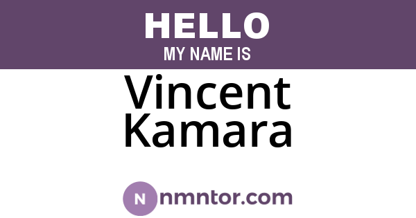 Vincent Kamara