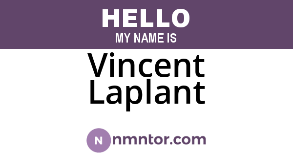 Vincent Laplant