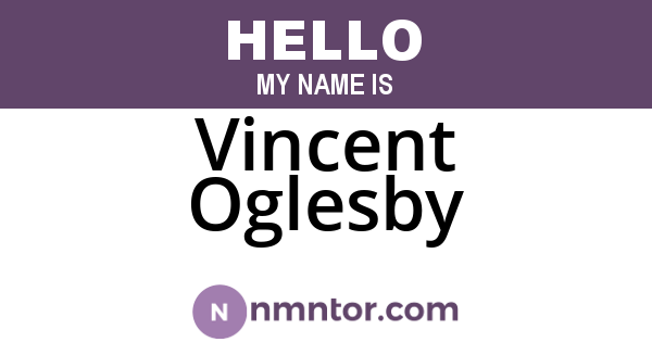 Vincent Oglesby