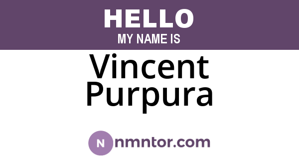 Vincent Purpura