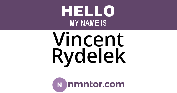 Vincent Rydelek